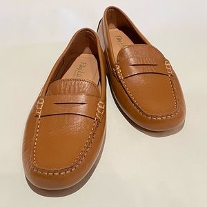 Flag LTD. Women's Morgan Leather Penny Loafer Moccasins Sz 8 - barely worn!